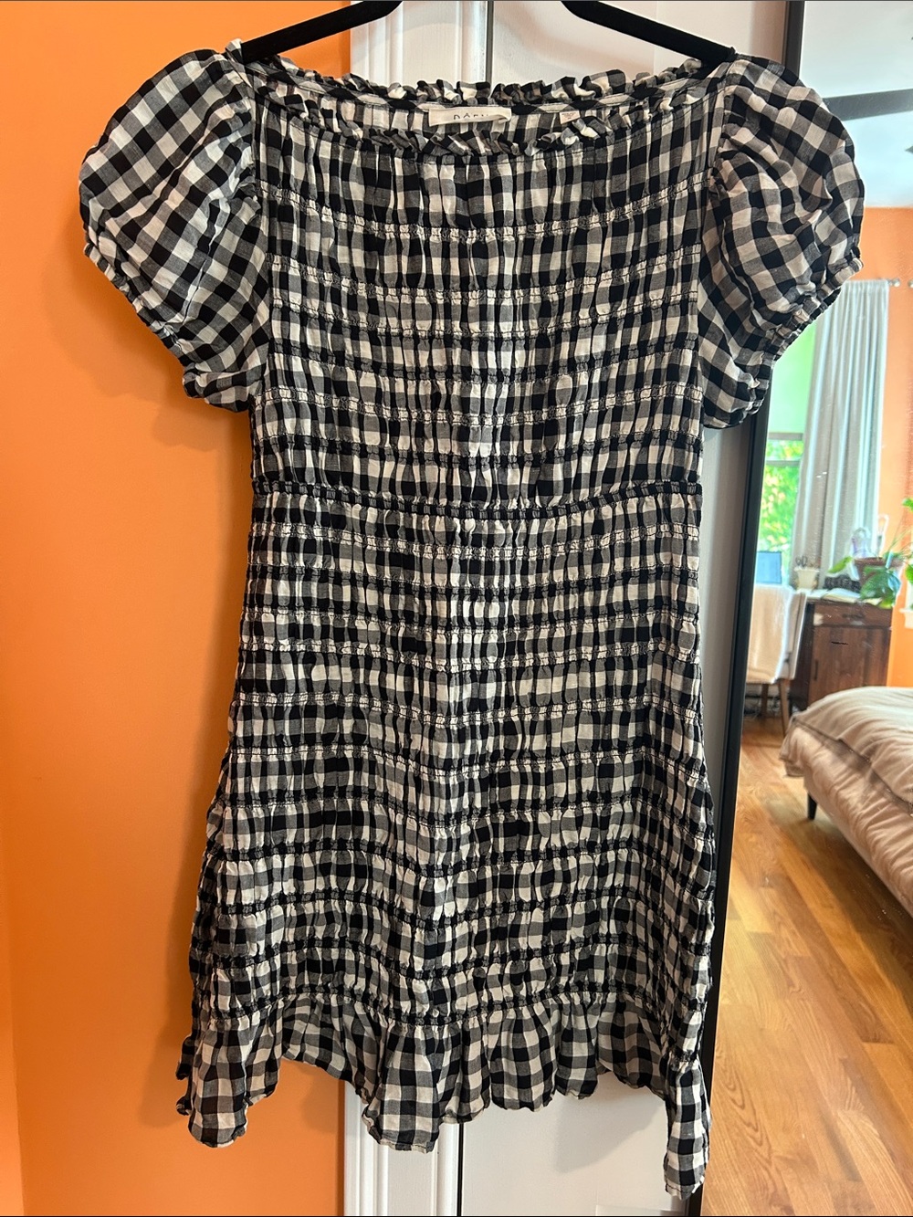 Doen Rizzo Gingham Smocked Mini Dress - Picture 3 of 5